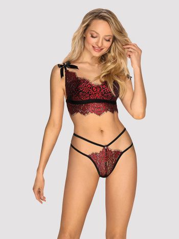 Set sexy Redessia Obsessive, Rosu