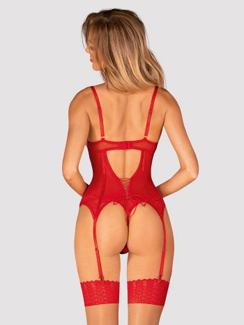 Corset Ingridia Obsessive, Rosu