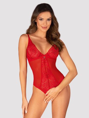 Body Chilisa crotchless Obsessive, Rosu