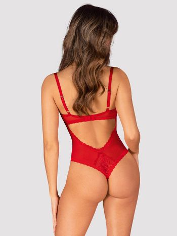 Body Chilisa crotchless Obsessive, Rosu