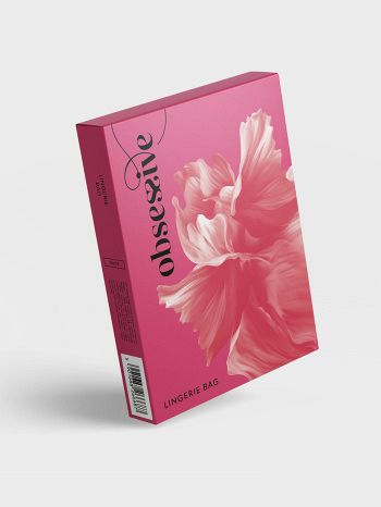 Saculet spalare lenjerie Obsessive, Negru