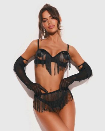 Set Rossay Black - 1 Obsessive, Negru