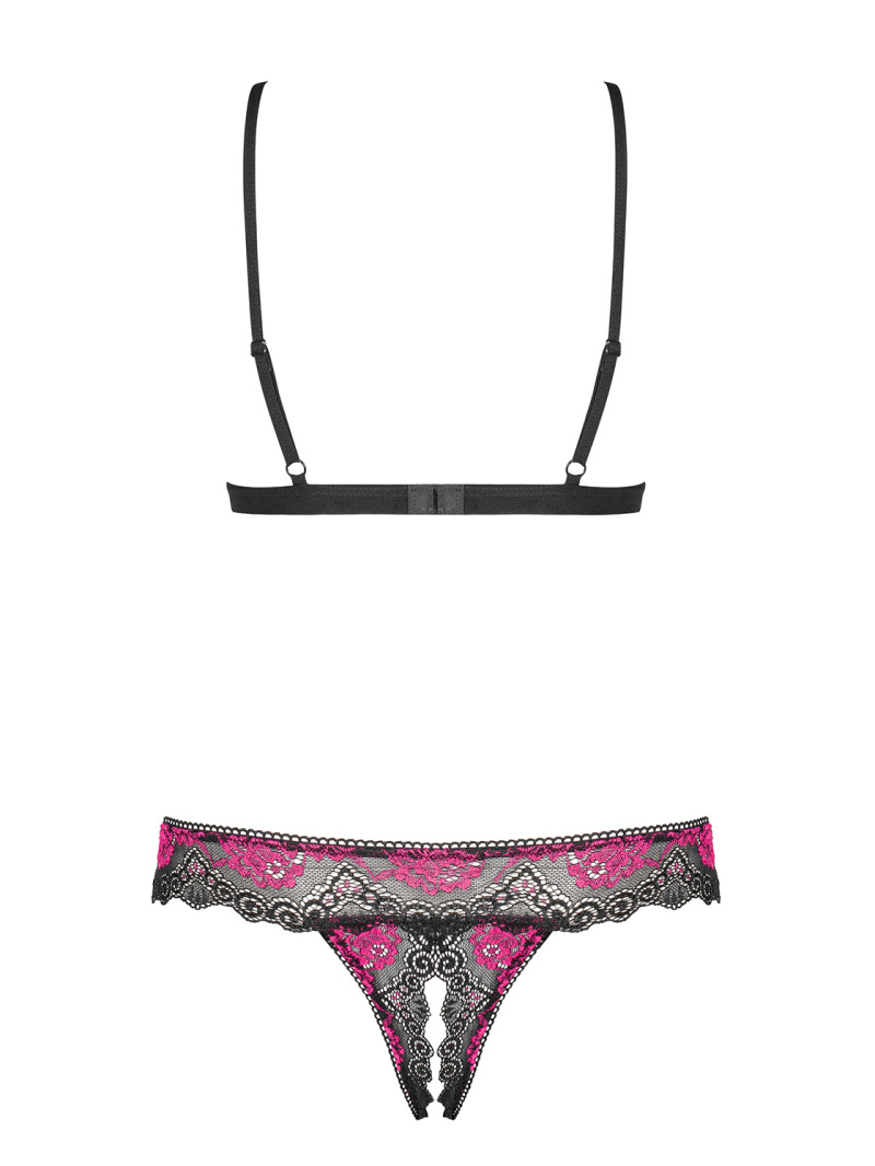 Set Tulia cupe decupate, Obsessive, negru