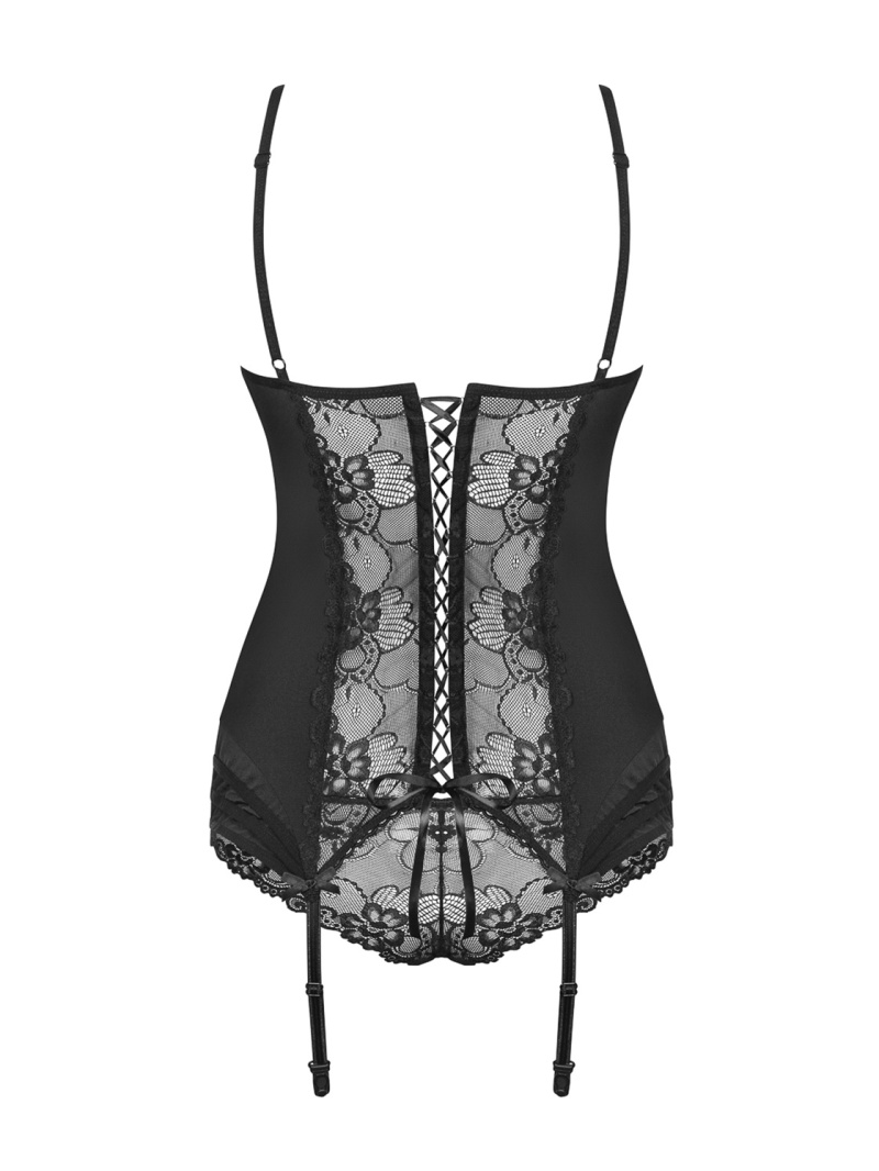 Corset Heartina, Obsessive, Negru