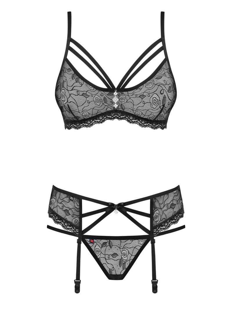 Set sexy 818-SEG, Obsessive, Negru