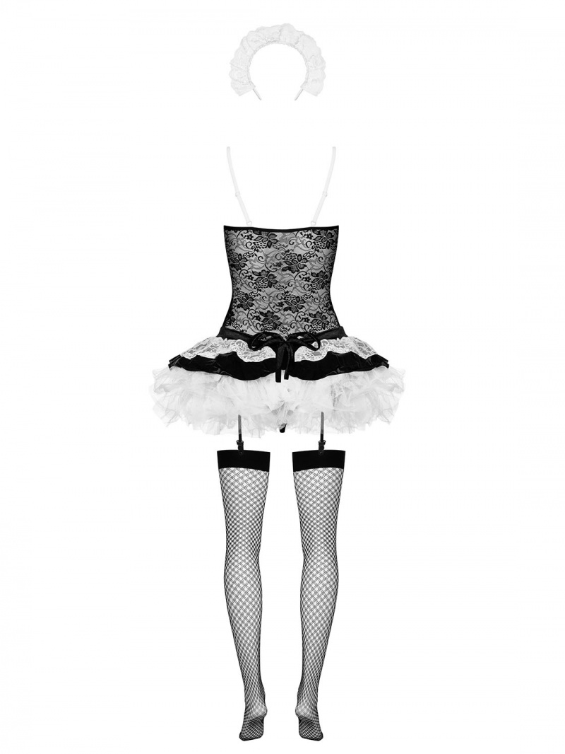 Costum Housemaid, Obsessive, Negru