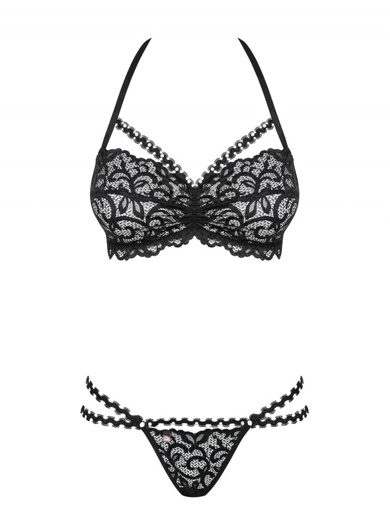 Set sexy Joylace, Obsessive, Negru