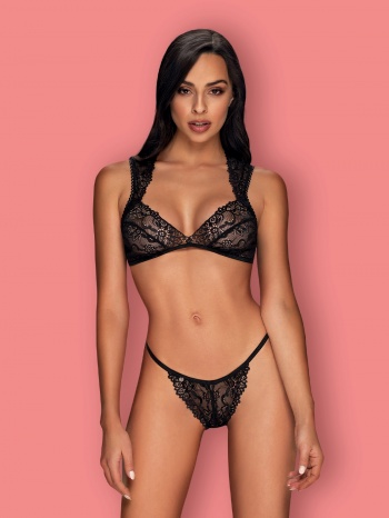 Set sexy Elisetta Obsessive, Negru