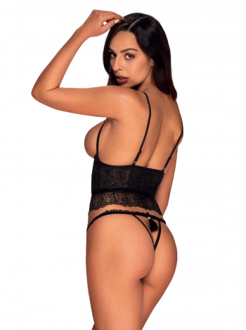 Corset Romanesa Obsessive, Negru