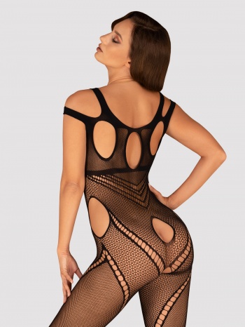 Catsuit G322 Obsessive, Negru