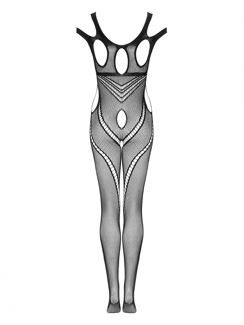 Catsuit G322 Obsessive, Negru