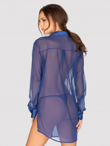 Chemise Stellya babydoll Obsessive, Albastru