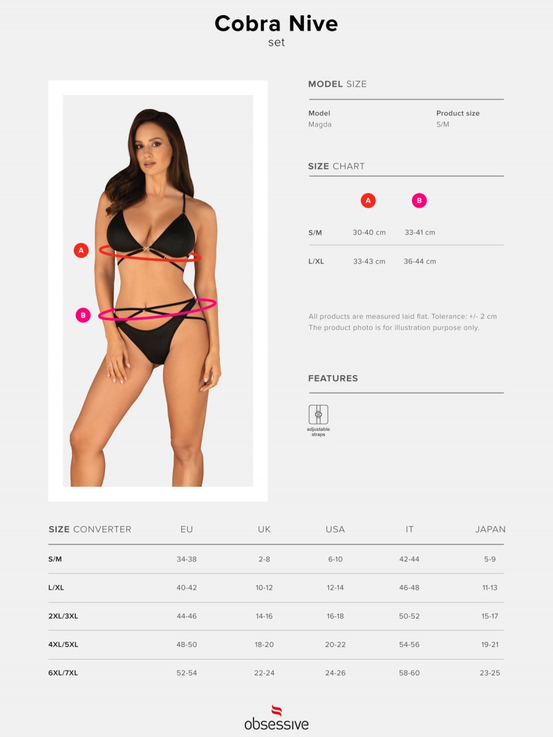 Set Cobra Nive Obsessive, Negru
