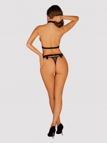 Corset Cameliana b Obsessive, Negru