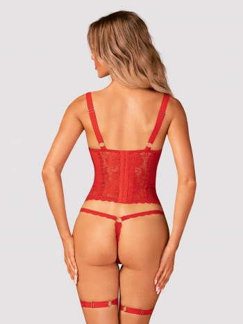 Corset Belovya Obsessive, Rosu