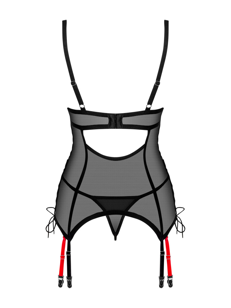 Corset Glandez Obsessive, Negru