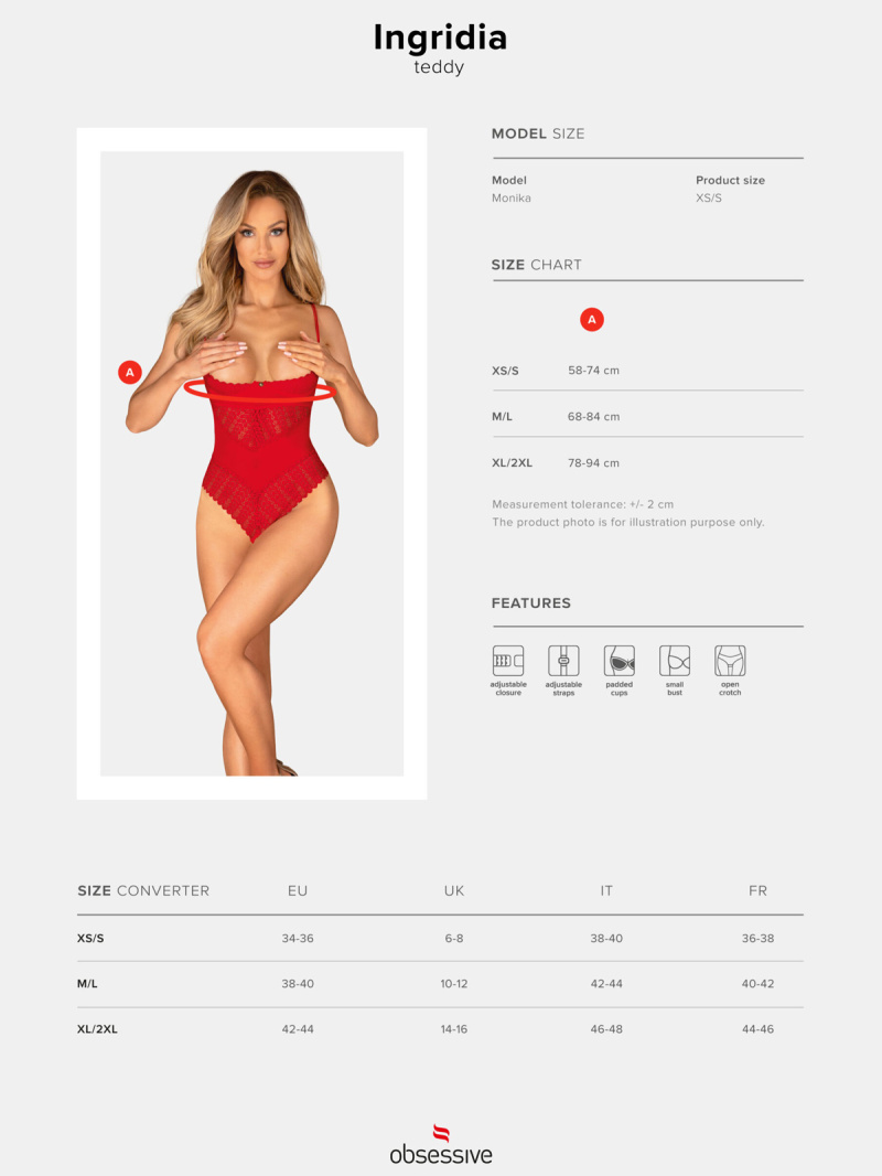 Body Ingridia Obsessive, Rosu