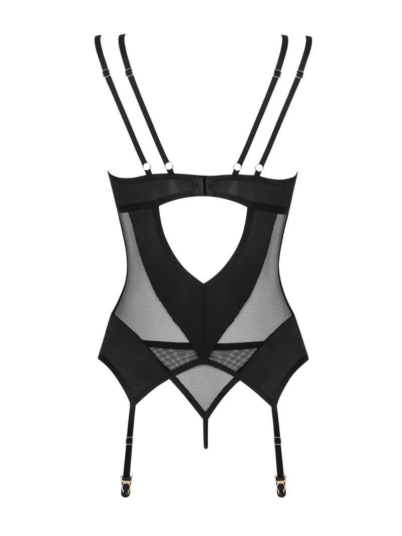 Corset Nesari Obsessive, Negru
