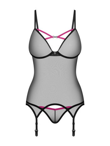 Corset Novenes Obsessive, Negru