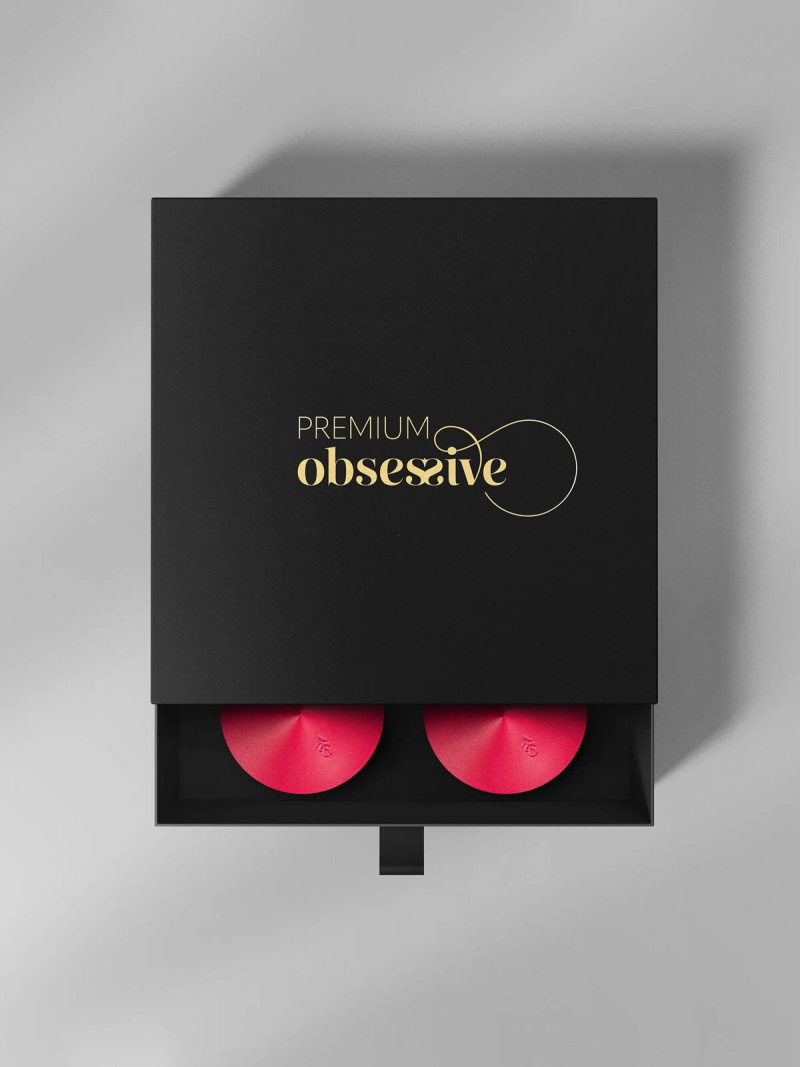 Nipple covers Sublimie Obsessive, Rosu