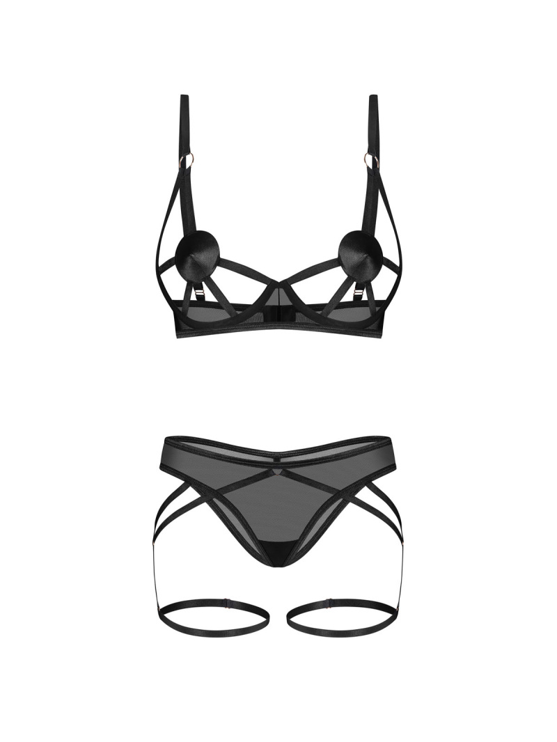 Set Euridia 2-pcs Obsessive, Negru