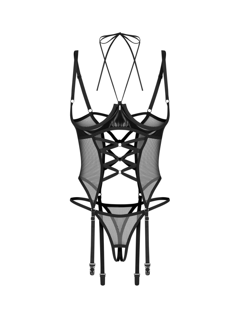 Corset Dominna Obsessive, Negru