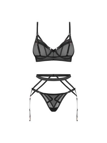 Set Euridia 3 pcs Obsessive, Negru