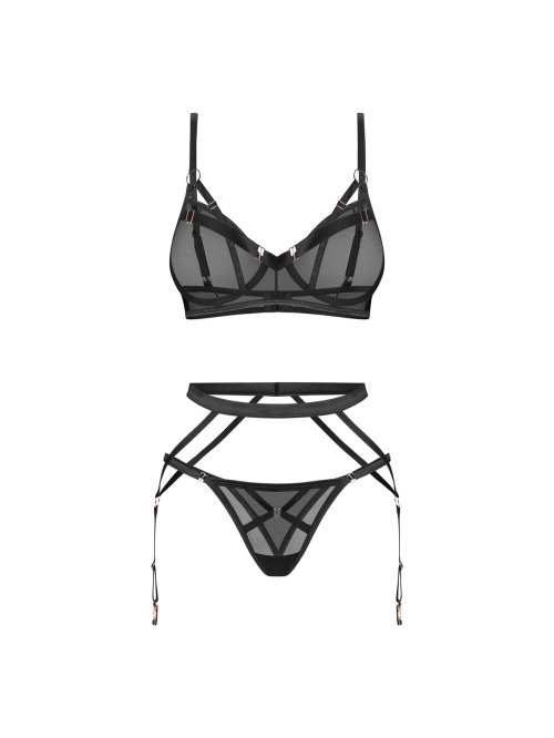 Set Euridia 3 pcs Obsessive, Negru 2