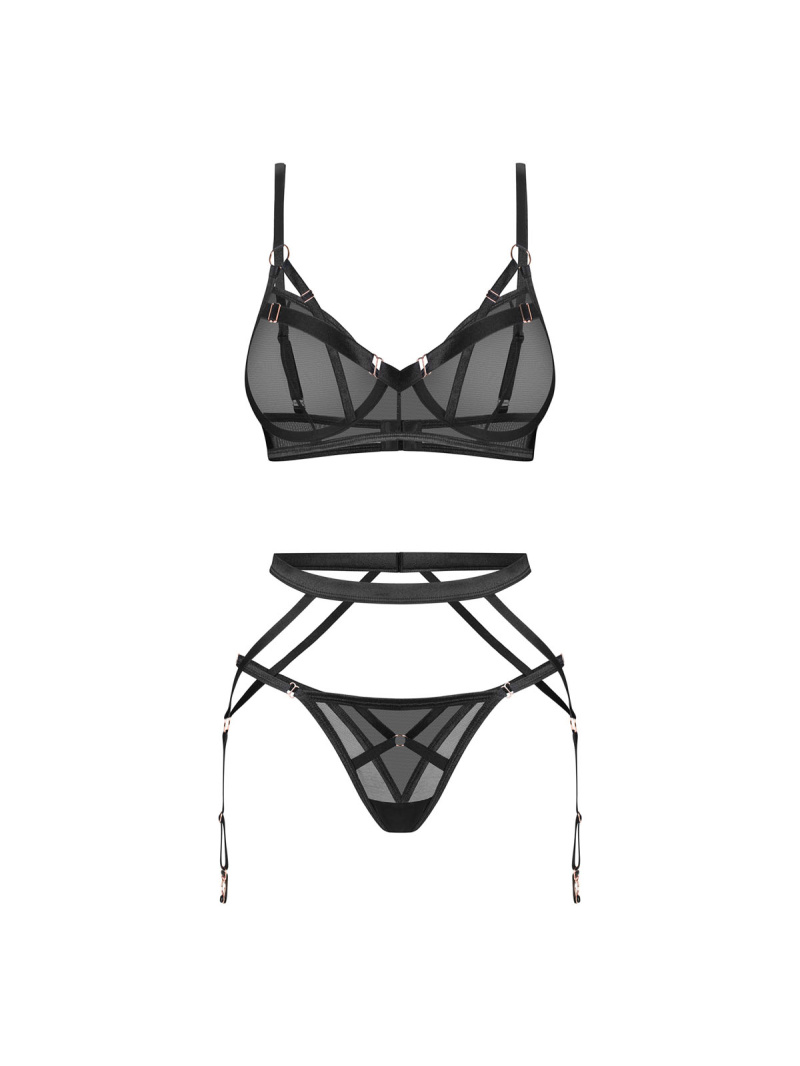 Set Euridia 3 pcs Obsessive, Negru