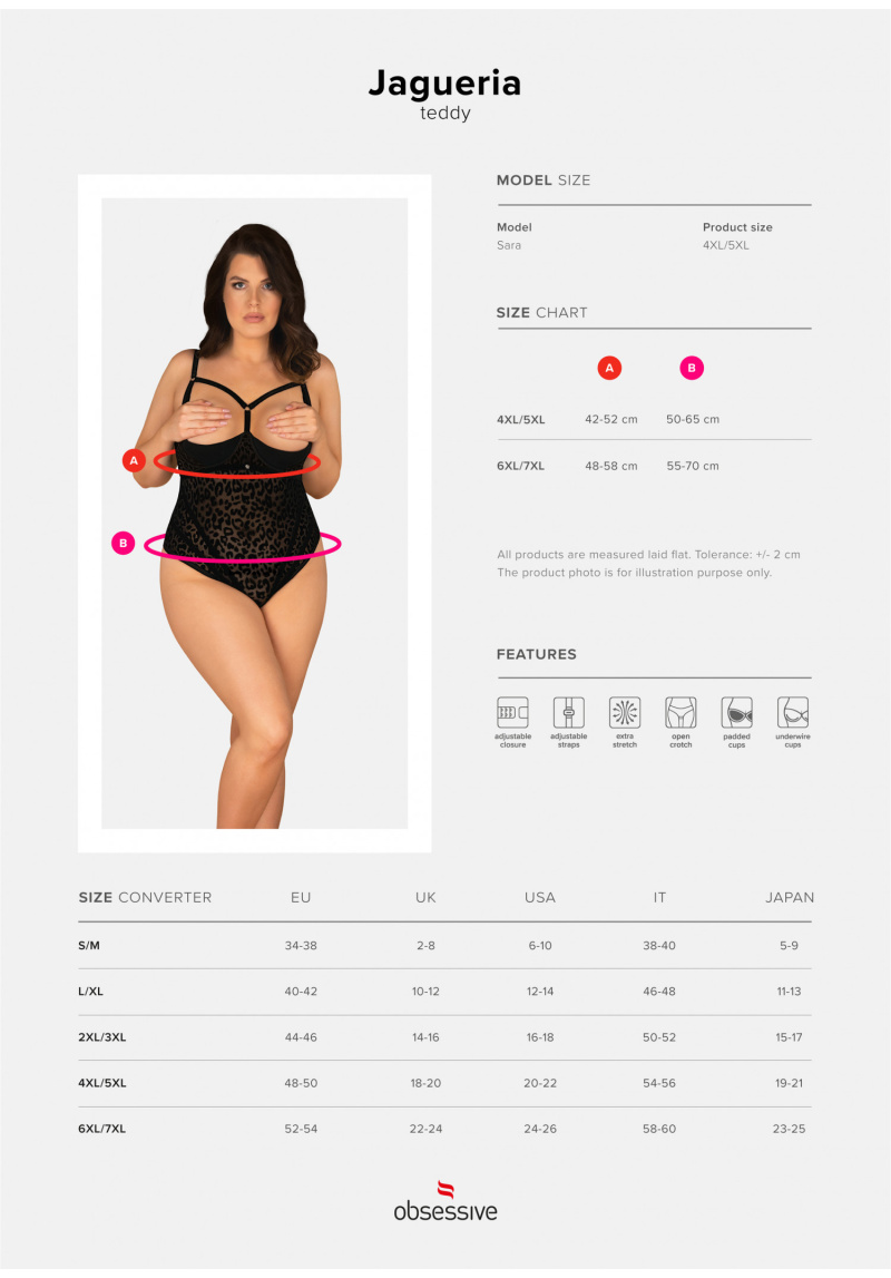Body Jagueria Obsessive, Negru