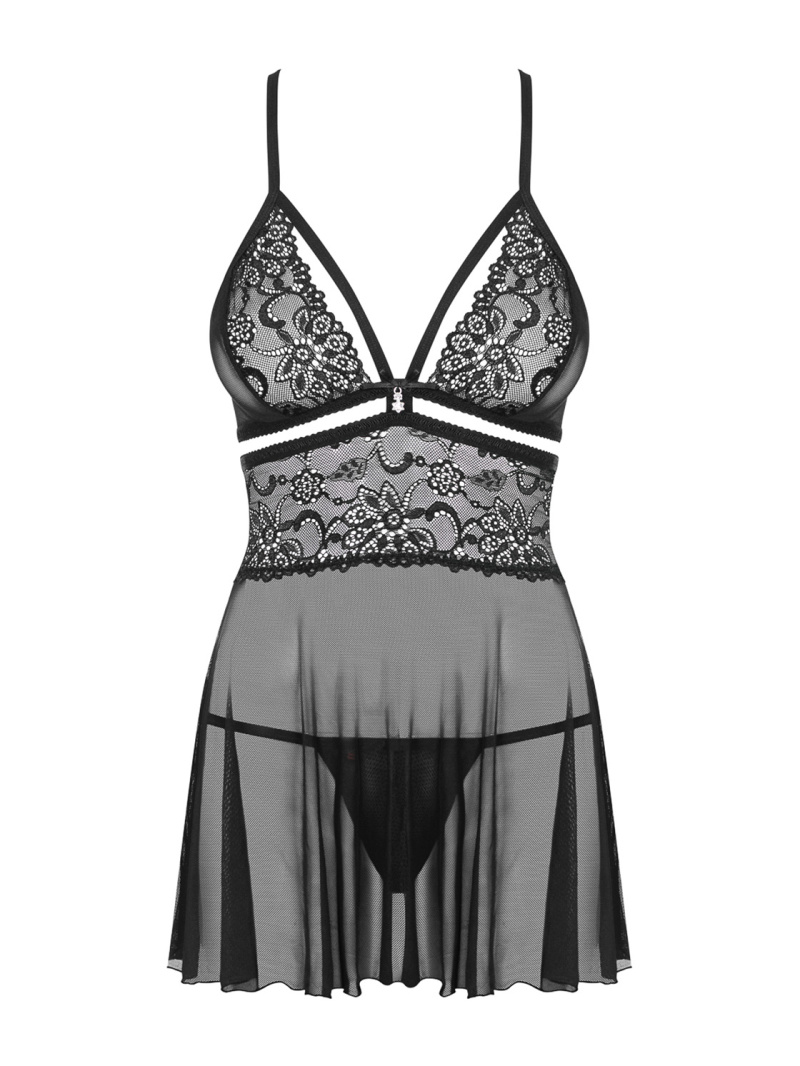 Chemise 838 - 1 Obsessive, Negru